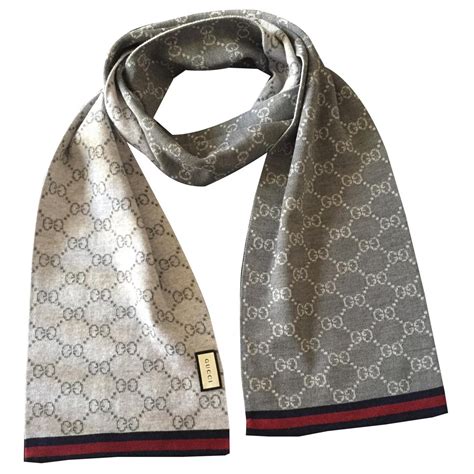 foulard gucci gris|Écharpes Femme Luxe .